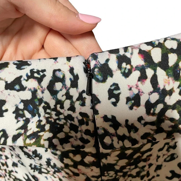 Black Halo Hepburn‎ Off-the-shoulder Sheath Dress In Kaleidoscope Size 0 - Picture 9 of 14